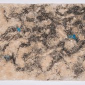 Handmade paper using detritus