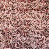 close up of a 3D art exhibit on a wall