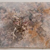 Detail: Hull Cove A 3D mixed media painting