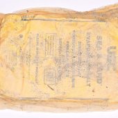 <em>Johnson’s Bayou 16</em> A mixed media art piece made from an evaporated salt bag