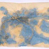 <em>Johnson’s Bayou 20</em> handmade paper with rope in it