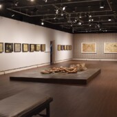 Global Contamination An art exhibit with framed art and mixed media art sculptures