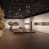 Global Contamination An art exhibit at Meadows Museum of mixed media art sculptures