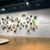 A Joan Hall art exhibit of 3D art