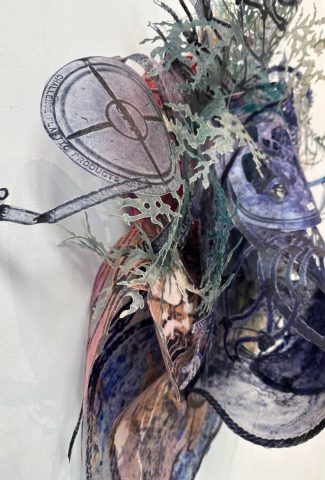 On the <br/>Reef Close up photo of Joan Hall's On The Reef art piece.